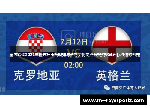 全面解读2026年世界杯比赛规则与赛制变化要点参赛资格裁判标准进球判定